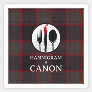 Hannigram is Canon Hannibal's Gray Suit with Catering Label Sticker